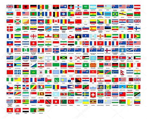 257 World Flags Complete Collection — Stock Photo © Creactivomx 1344862