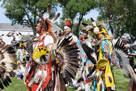 Native Dancers At Pow Wow Canada