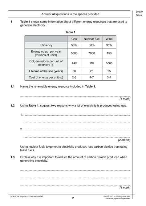 Grade 9-1 GCSE Physics AQA Practice Papers: Higher Pack 1 & 2 Bundle
