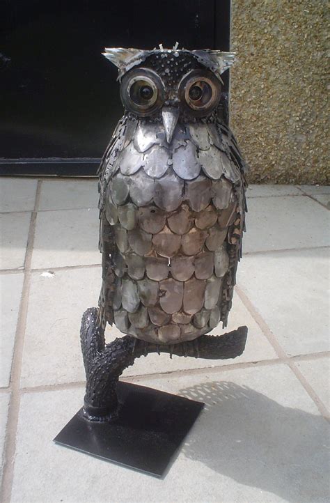 Handmade Metal Art Handmade Owl
