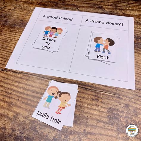 Preschool Friendship And Kindness Lesson Planning Page Pre K