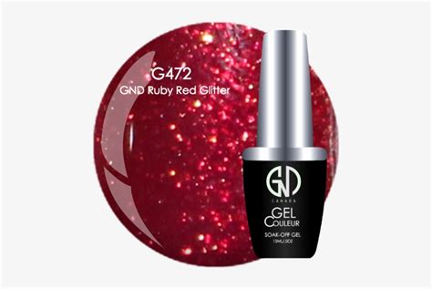 Gnd Ruby Red Glitter Gnd G One Step Gel L M Png Image