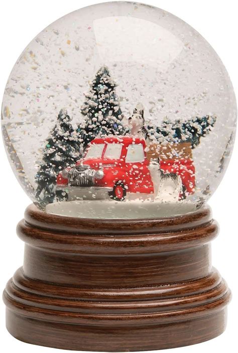 Buy Art And Artifact Christmas Snow Globe Wind Up Musical Snowglobe