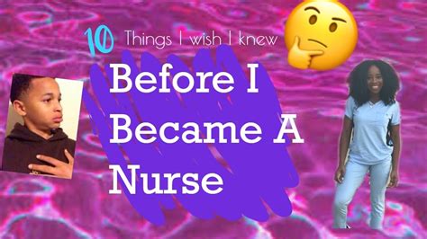 10 Things I Wish I Knew Before I Became A Nurse Ii Justchi Youtube