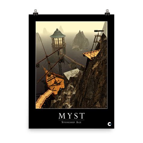 Myst Stoneship Age Iconic Poster Cyan Worlds