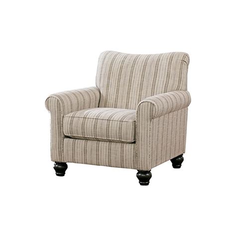 Signature Design By Ashley Milari Classic Striped Accent Chair Off