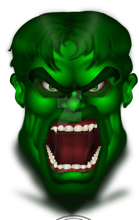 Hulk Face By Tigresuave11 On Deviantart