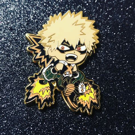 Bakugo Katsuki Enamel Pin Hero Mha Katsuki Kacchan My Hero Etsy