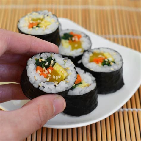 These versatile korean rolls are great for a lunch box, picnic or a midday snack. How To Make Gimbap: Korean Seaweed and Rice Rolls | Kitchn