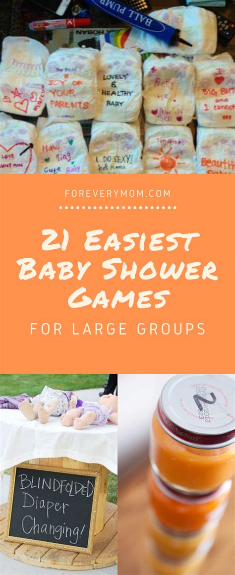 21 Easiest Baby Shower Games For Large Groups