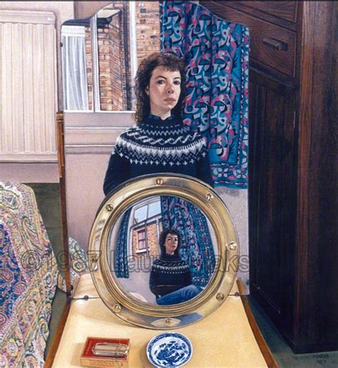 Artist Self Portrait With Mirror Mirror Painting Mirror Art Mirrors