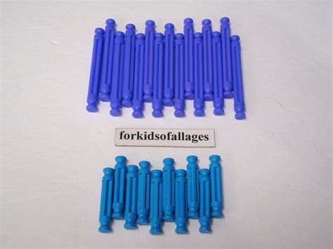 Knex Building Toy Lot 25 Flexi Rods 2 Purple 1 516 Light Blue