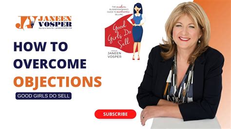 good girls do sell how to overcome objections youtube