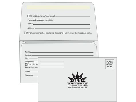 Fundraising Envelopes Custom Fundraising Envelopes For Nonprofits