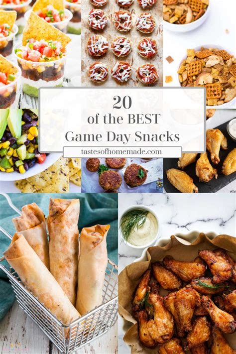20 Of The Best Game Day Snacks And Appetizers Tastes Of Homemade