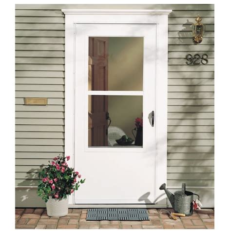 Larson 36 White Bismarck Storm Door At