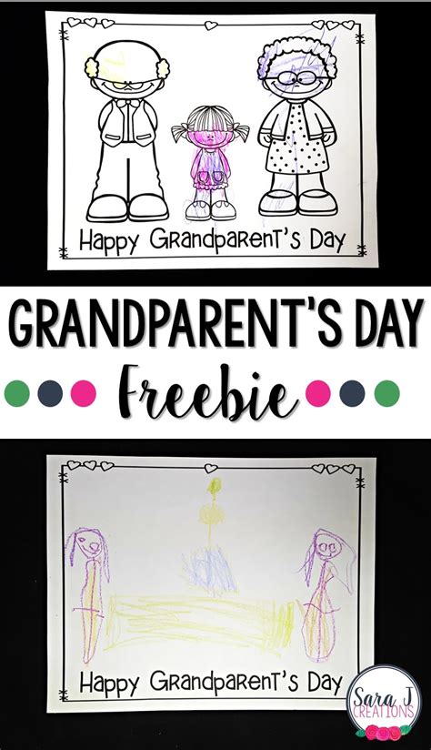 Whichever you decide, your grandparents will love it. Grandparent's Day Freebie | Sara J Creations