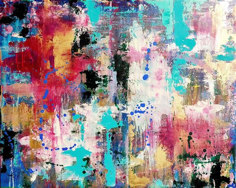 Layers Art Painting Abstract Artwork