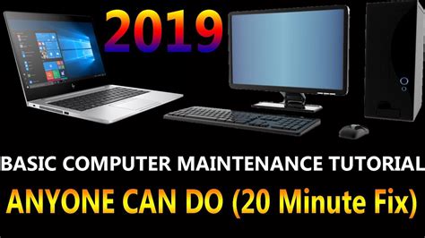 How To Perform Basic Maintenance On Your Pc Basic Tutorial Youtube