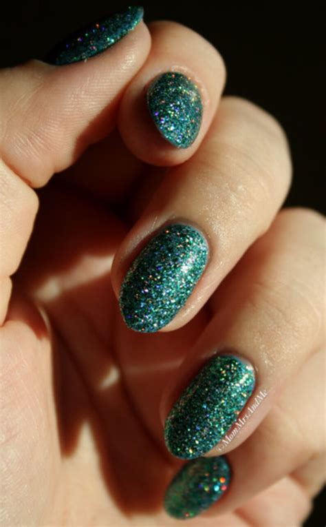 Green Glitter Nail Polish By Black Dahlia Lacquer Bells Of Etsy