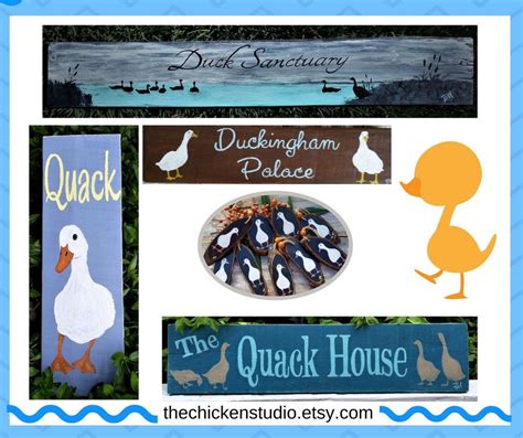 The Quack Shack Duck Sign Duck Decor Duck House Farm Sign