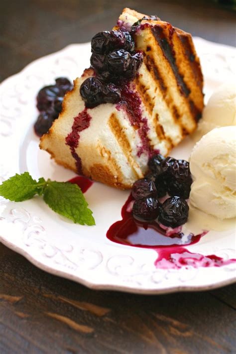 Yes, they have tons of recipes using. Grilled Angel Food Cake with Roasted Blueberries | Recipe ...