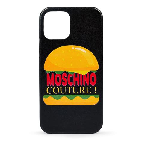 Moschino Burger 12 Pro Phone Case Women Phone Cases Flannels