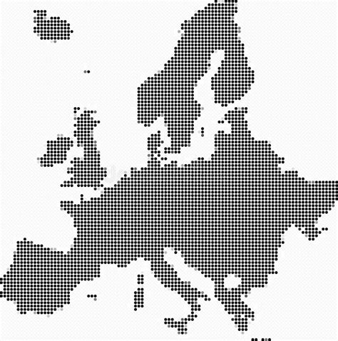Europe Map Mosaic Stock Vector Illustration Of England 8013936