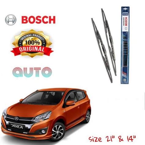 Jual Wiper Mobil Toyota Agya Daihatsu Ayla Bosch Advantage Size