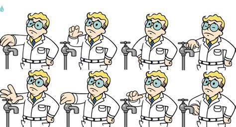 Image Vaultboy Animationswaterlowpng Fallout Wiki Fandom Powered
