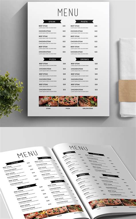Contoh Menu Ala Carte Menu Indonesia - Berbagai Contoh