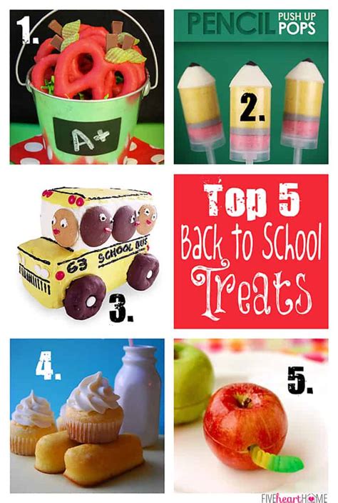 Features And Fun Friday 4 ~ Top 5 Back To School Treats Featured Blog Pint Sized Baker And Lazy