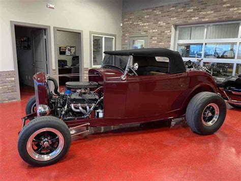 1932 Ford Roadster Convertible Red Rwd Automatic For Sale Ford