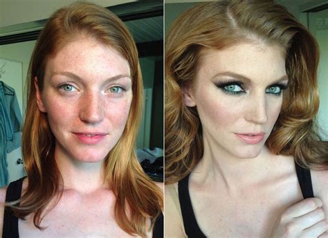 You can get inspiration from women in the photos. 30 Before & After Makeup Photos Shows Power of Makeup