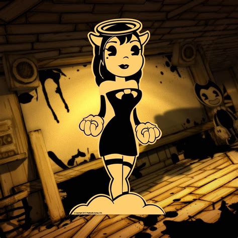 Bendy And The Ink Machine Alice Angel And Bendy Fighting Modmoli