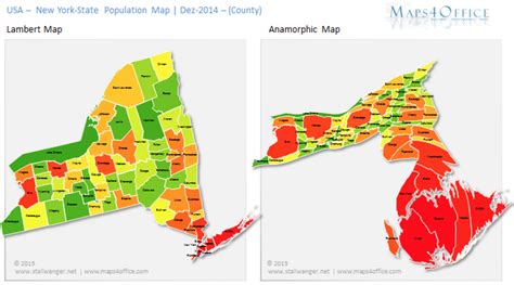 New York Population Map California Southern Map