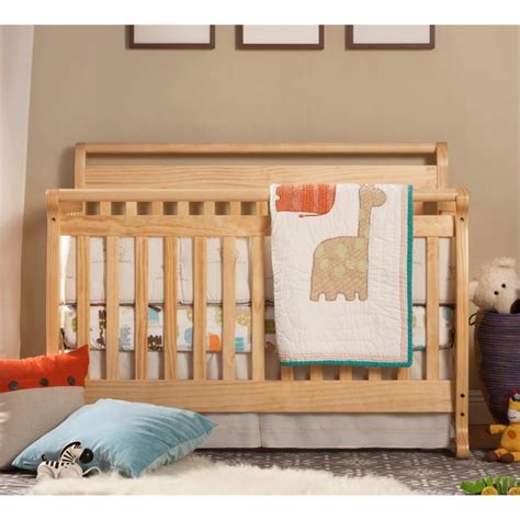 Davinci Emily 4 In 1 Convertible Wood Baby Crib With Toddler Rail In