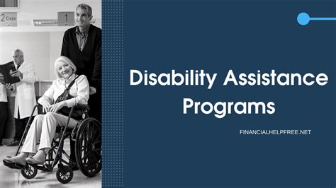 Disability Assistance Programs Financial Help For Disabled