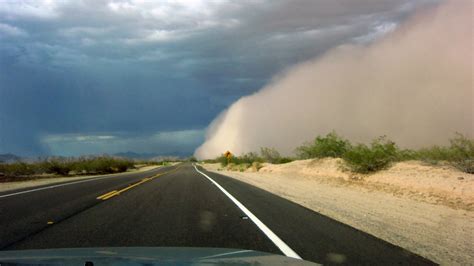 Haboob 2 Approaching A Massive Dust Storm Wall As We Were Flickr