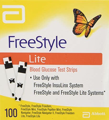 FreeStyle Lite Glucose Test Strips - 100 ct.- Buy Online ...
