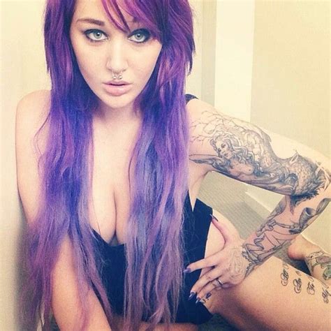 Purple Purple Hair Hair Styles Beauty Tattoos