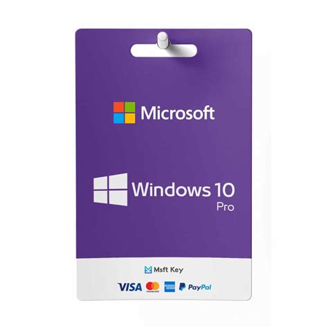Microsoft Windows 10 Pro License Key Msft Key