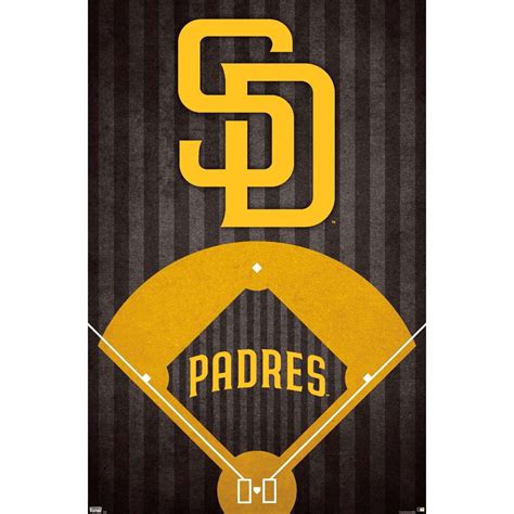 Mlb San Diego Padres Logo Poster