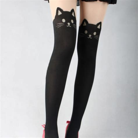 Cats Leggings Stockings Pastel Goth Jewels Wheretoget