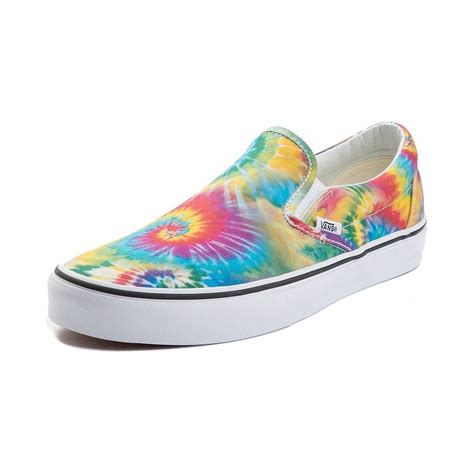 Whether you are a trying to teach a child how to tie their shoes, or you're looking for a new technique, all you'll need is a pair of patient hands and your favorite pair of shoes. Vans Slip On Tie Dye Skate Shoe - Multi - 497223 | Tie dye shoes, Vans slip on, Tie dye vans