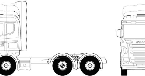Kleurplaat Vrachtwagen Scania V8 Kleurplaten