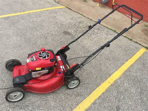And a push lawn mower is used for a small lawn and a riding lawn mower is used for mowing the large lawn. Craftsman 190cc* Briggs & Stratton Gold Engine 22" Front Drive Self-Propelled EZ Lawn Mower ...