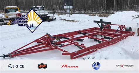Mtn Trail Groomers For Smoother Snowmobile Trails Or Ice Roads