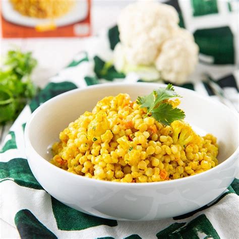 Stir in the cumin, turmeric, cinnamon, coriander, cayenne and paprika. Mendocino Farms Curried Couscous with Roasted Cauliflower ...
