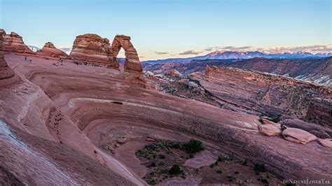 A Different Perspective Of Delicate Arch Arches National Park In Moab